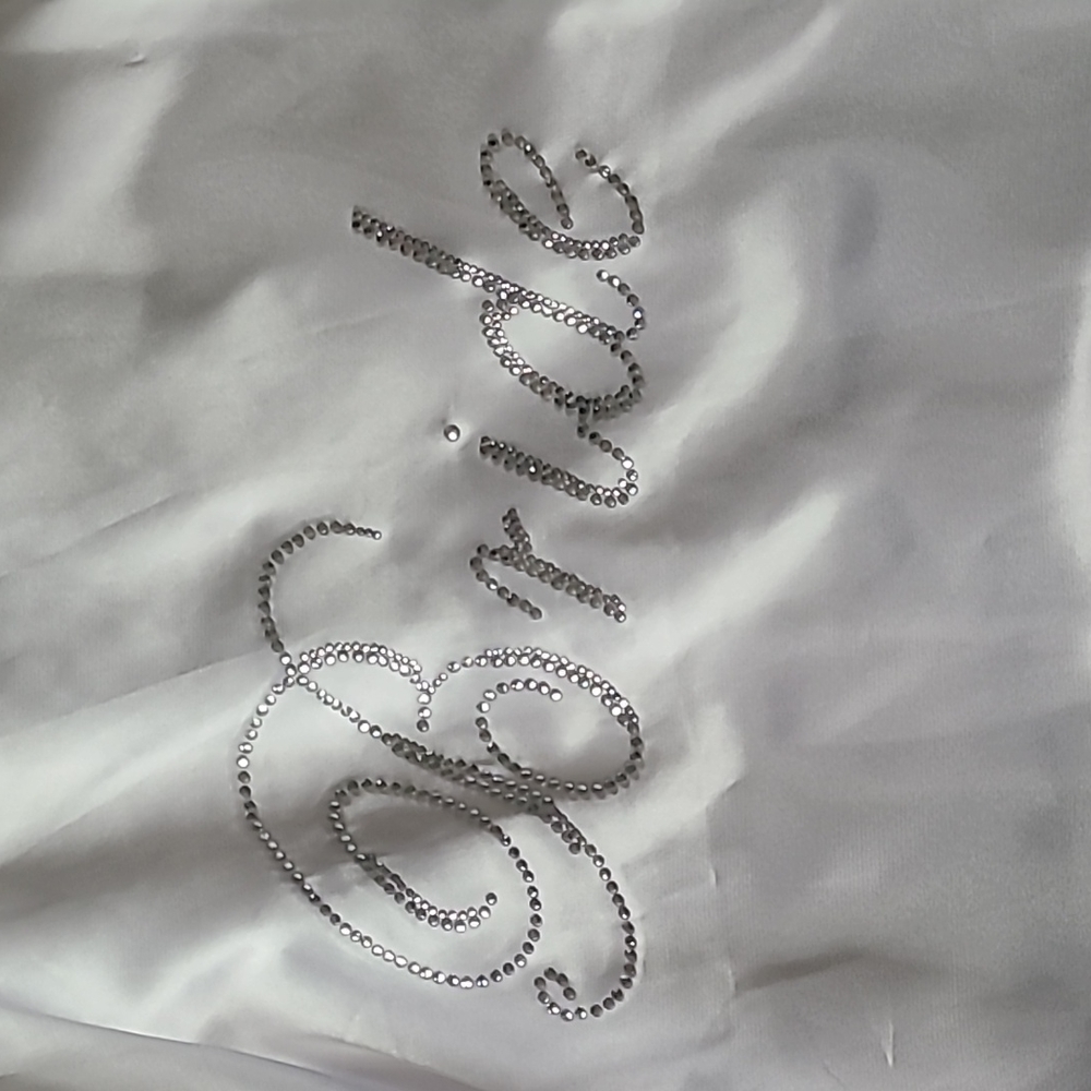 White Satin Bride Robe